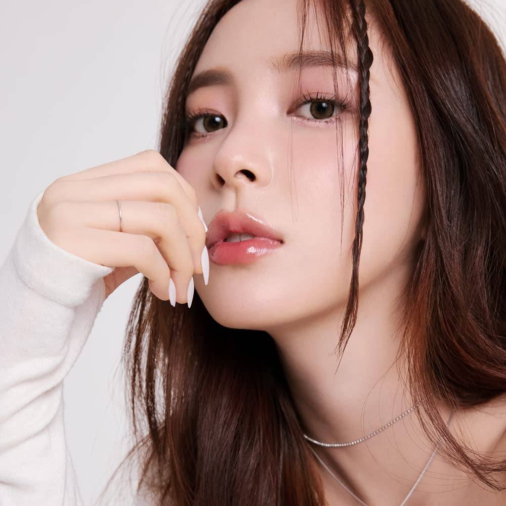 Rom&nd Glow Lip Tint Lip Plumping Tingly Glossy Lip Stain Naturally Moisturizes Lightweight Long-Lasting Vivid Color Comfortable Glowy Texture Non-Sticky Non-Dry 3.2G (#01 Chai Color) Korean Cosmetics