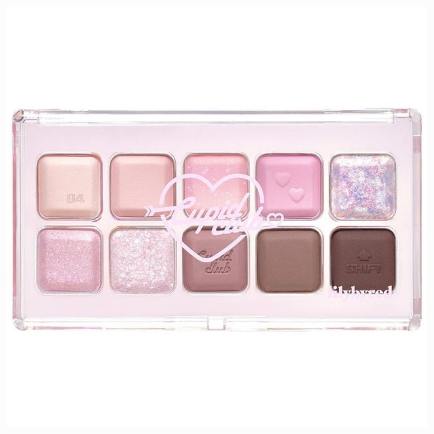 Lilybyred  Mood Keyboard Eyeshadow Palette | Soft Neutral Ash Color, Long-Wearing, Glitter, Clear Watercolor | Palette with Easy Color Matching for All | K-Beauty (04#Cool Membership)