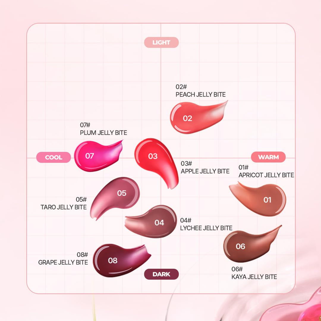 ILYBYRED Jelly Balm 9ml - K-Beauty Lip Gloss with Collagen & Nourishing Oils for Hydrated, Glossy Lips | 07 Plum Jelly Bite