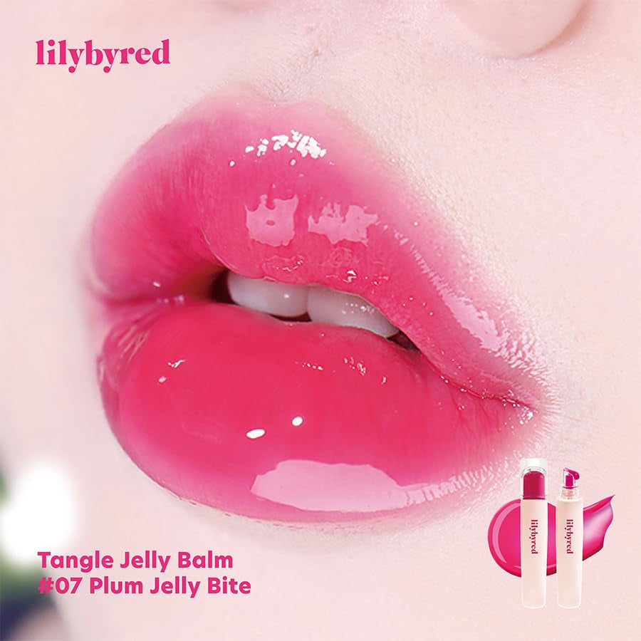 ILYBYRED Jelly Balm 9ml - K-Beauty Lip Gloss with Collagen & Nourishing Oils for Hydrated, Glossy Lips | 07 Plum Jelly Bite